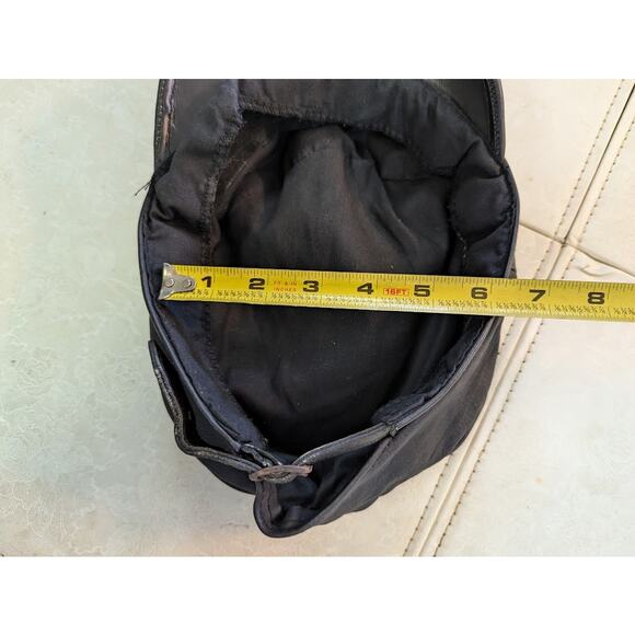 VTG Muir Easyriders Leather Chain Hat Cap Biker Captain Newsboy Hat Made In USA - Picture 6 of 9